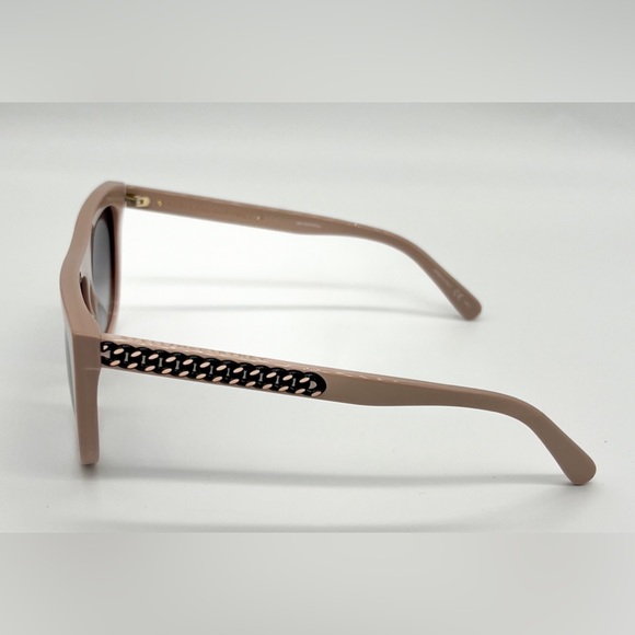 STELLA MCCARTNEY Blush Gold Chain Sunglasses SC0011SA Excellent condition! - Picture 3 of 10